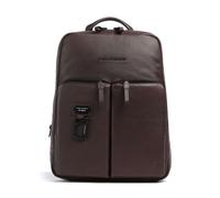 Piquadro Harper Zaino marrone scuro, pelle sintetica, unisex, 17L