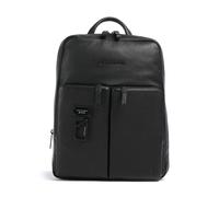 Piquadro Harper Zaino nero, pelle sintetica, unisex, 17L