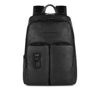 Piquadro Harper Zaino RFID in pelle 40 cm Scomparto per laptop black (CA3869AP-N)