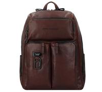 Piquadro Harper Zaino RFID in pelle 46 cm Scomparto per laptop marrone