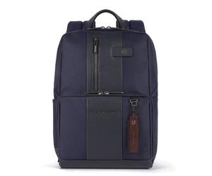 Piquadro Letter Backpack 39 cm scomparto per laptop blu