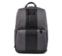 Piquadro Letter Backpack 39 cm scomparto per laptop grigio