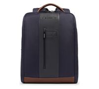 Piquadro Lettera Zaino RFID 41 cm Scomparto per laptop blu