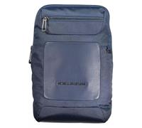 Monospalla in tessuto rigenerato e pelle Piquadro Mac-Beth blu - Tabella Colori: Blu
