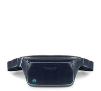 PIQUADRO - Marsupio Blue Square - Compatto ed Elegante - In Pelle - Uomo - Colore Blu Notte