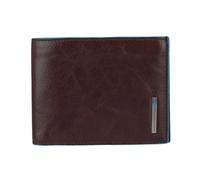 Piquadro Portafoglio Blue Square RFID pelle, mogano, uomo, 13 x 10 x 2