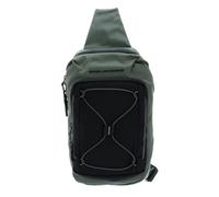 PIQUADRO Mick Monospalla porta ipad in tessuto con Led Uomo, Verde/Nero, Taglia unica