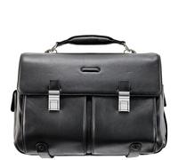 Piquadro Mode Cartella in pelle 43 cm Scomparto per computer portatile nero
