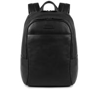 Piquadro Modus Special Zaino da lavoro Vera Pelle 39.5 cm Vano porta PC nero