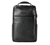 Piquadro Modus zaino da viaggio RFID in pelle 44 cm scomparto per laptop nero