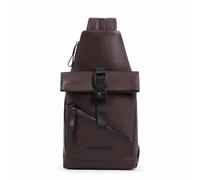 PIQUADRO - Monospalla - In Pelle - Accessorio Professionale - Uomo - Colore Testa Di Moro