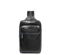 Piquadro Blue Square monospalla con portabilità a zaino, pelle nero CA6589B2.N