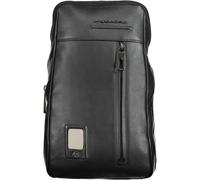 Piquadro Nero Leather Mens Shoulder Bag