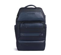 Piquadro Nevet Zaino porta pc blu scuro, fibra sintetica, unisex