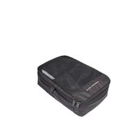 PIQUADRO - Organizer da valigia espandibile - Misura M - Tessuto resistente - Unisex - Colore Nero