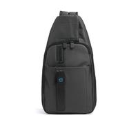 Piquadro P16 Borsa sling grigio, tissu, unisex