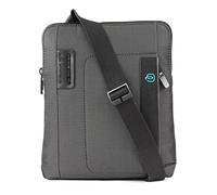 PIQUADRO P16 Borsello porta iPad®Air in tessuto e pelle