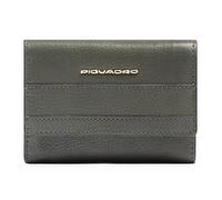 Piquadro Patricia Portafoglio Protezione RFID Pelle 9 cm verde
