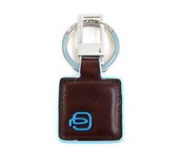 Piquadro PC3757B2/MO Blue Square Portachiavi, Mogano
