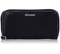 Piquadro PD3229B2/N Blue Square Portafoglio, Nero, 18 cm