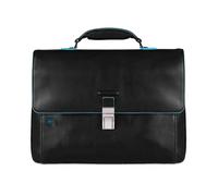 Piquadro Blue Square Briefcase II Pelle 40 cm Scomparto per laptop black (CA3111B2-N)