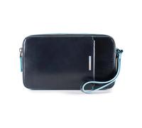Piquadro - Pochette a due scomparti - - Bags - Uomo - Blu - ONE SIZE