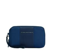 Piquadro - Pochette a due scomparti in tessuto - - Bags - Uomo - Blu - ONE SIZE