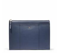 PIQUADRO - Pochette Circle in Pelle - Porta iPad - 1 Scomparto - Design Elegante - Colore Blu Mare - Donna