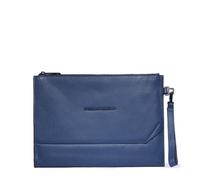 Piquadro Pochette da uomo per iPad Uomo in pelle, Blu, Casual
