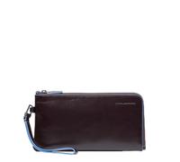Piquadro Pochette da uomo unisex in pelle mogano