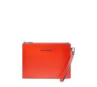 PIQUADRO - Pochette Porta Tablet Mini in Pelle Blue Square - Uomo - Rame
