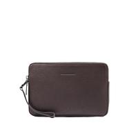 PIQUADRO - Pochette uomo in pelle - Qualità premium - Colore Testa Di Moro - Per professionisti