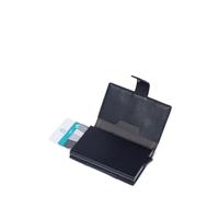 Piquadro S137 Custodia per carta di credito Protezione RFID Pelle 6.5 cm black (TAS030036)