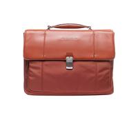 Piquadro, ,Bags ,Uomo ,Arancione ,ONE SIZE Porta Documenti Arancione con Tracolla