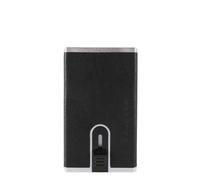 Piquadro Black Square - Portacarte di credito 5cc 10 cm (black) nero