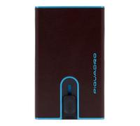 Porta carte di credito con sliding system Piquadro Blue Square, mogano - Tabella Colori: Marrone Scuro