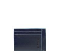 PIQUADRO - Portacarte Blue Square - in Pelle - Protezione RFID - Uomo - Colore Blu notte