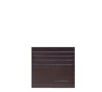 PIQUADRO Portacarte blue square PP6553B2R mogano