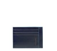 PIQUADRO - Portacarte Blue Square RFID in Pelle - Uomo - Blu Notte