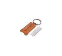 Piquadro Portachiavi In Pelle Con Chiavetta Usb Marrone Unisex