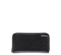 Piquadro - Portafogli grande zip-around - - Accessories - Donna - Nero - ONE SIZE