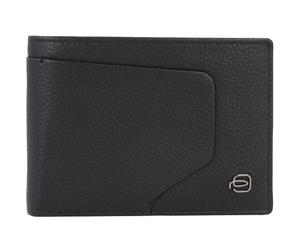 Piquadro Portafoglio Akron RFID in pelle 13 cm nero