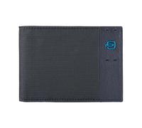 Portafogli in tessuto e pelle con porta monete Piquadro P16 blu - Tabella Colori: Blu