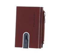PIQUADRO - Portafoglio Compatto Black Square Automatico - in Pelle - Porta Monete e Protezione RFID, 2 comparti interni - Colore Cuoio Tabacco - Uomo