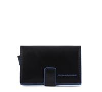PIQUADRO Compact Wallet With Double Slider RFID Black
