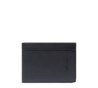 PIQUADRO - Portafoglio con Portamonete - Compatto - In Pelle - Uomo - Colore Nero