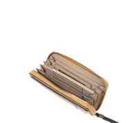 PIQUADRO PORTAFOGLIO DONNA A 4 SOFFIETTI CON ZIP, PORTA GBE - GIALLO BEIGE One Size