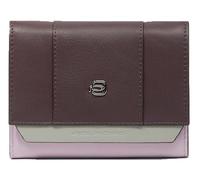 PIQUADRO Portafoglio donna piccolo con porta carte di credito e protezione anti frode RFID Specifiche tecniche Numero soffietti: 1 Numero comparti: 2 Materiale: pelle Fodera interna: 100% Poliestere