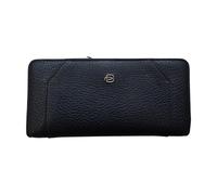 Piquadro - Portafoglio in pelle nera da donna con tasca per monete - - Accessories - Donna - Nero - ONE SIZE