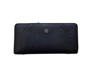 Piquadro - Portafoglio in pelle nera da donna con tasca per monete - - Accessories - Donna - Nero - ONE SIZE